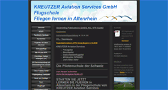 Desktop Screenshot of kreutzer-aviation.ch